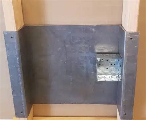 how to wrap electrical box with lead|liberty electrical box backing.